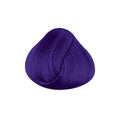 A dark purple hair color swatch showing the texture and shade of hair dye on a plain white background.