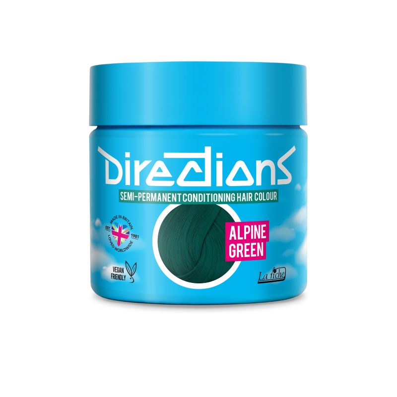 La Riche Directions Hair Dye Colour Semi Permanent - Alpine Green - 88 ml / 3 oz