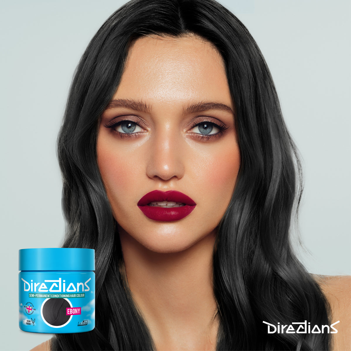 La Riche Directions Hair Dye Color Semi Permanent - Ebony - 100 ml / 3 oz