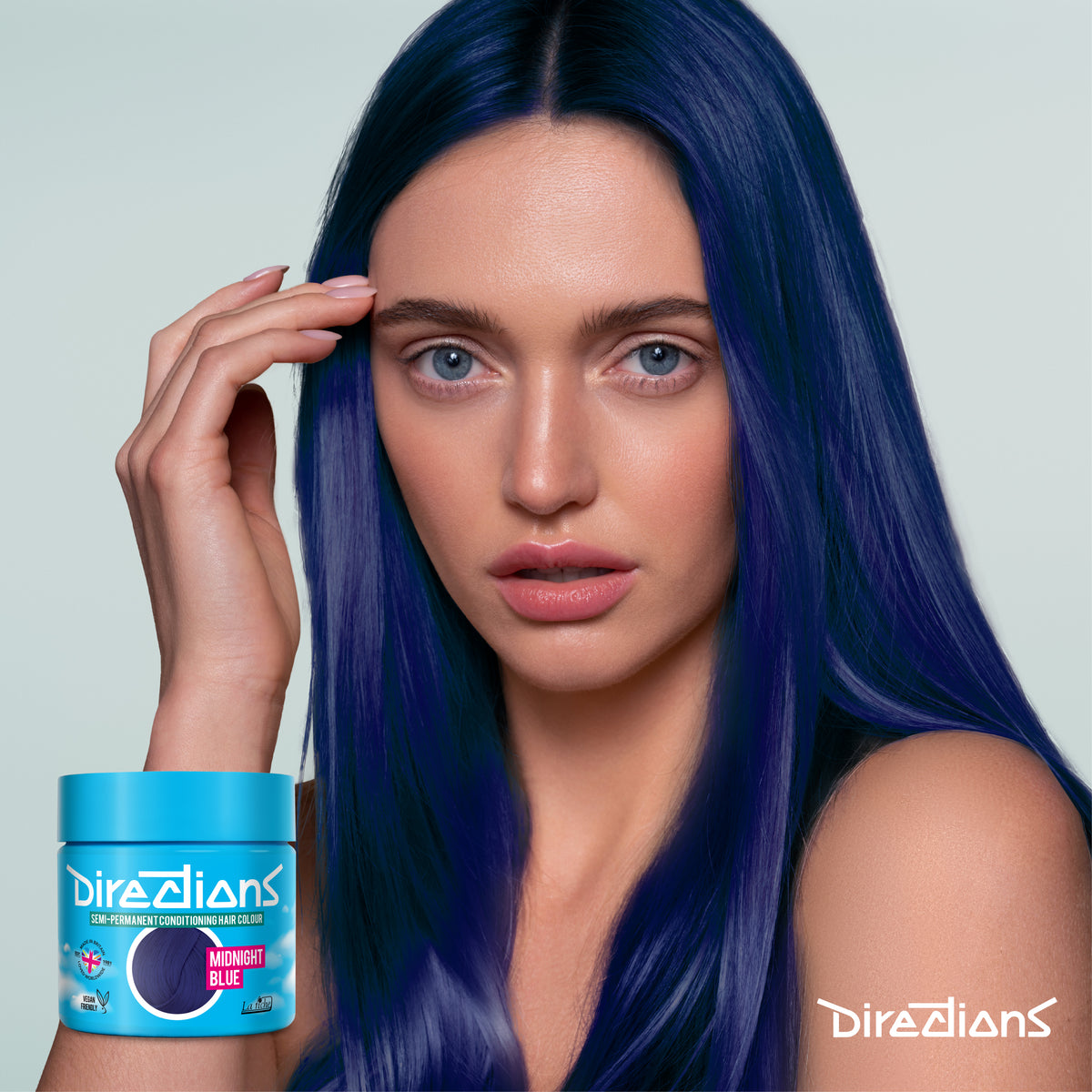 La Riche Directions Hair Dye Color Semi Permanent - Midnight Blue - 100 ml / 3 oz