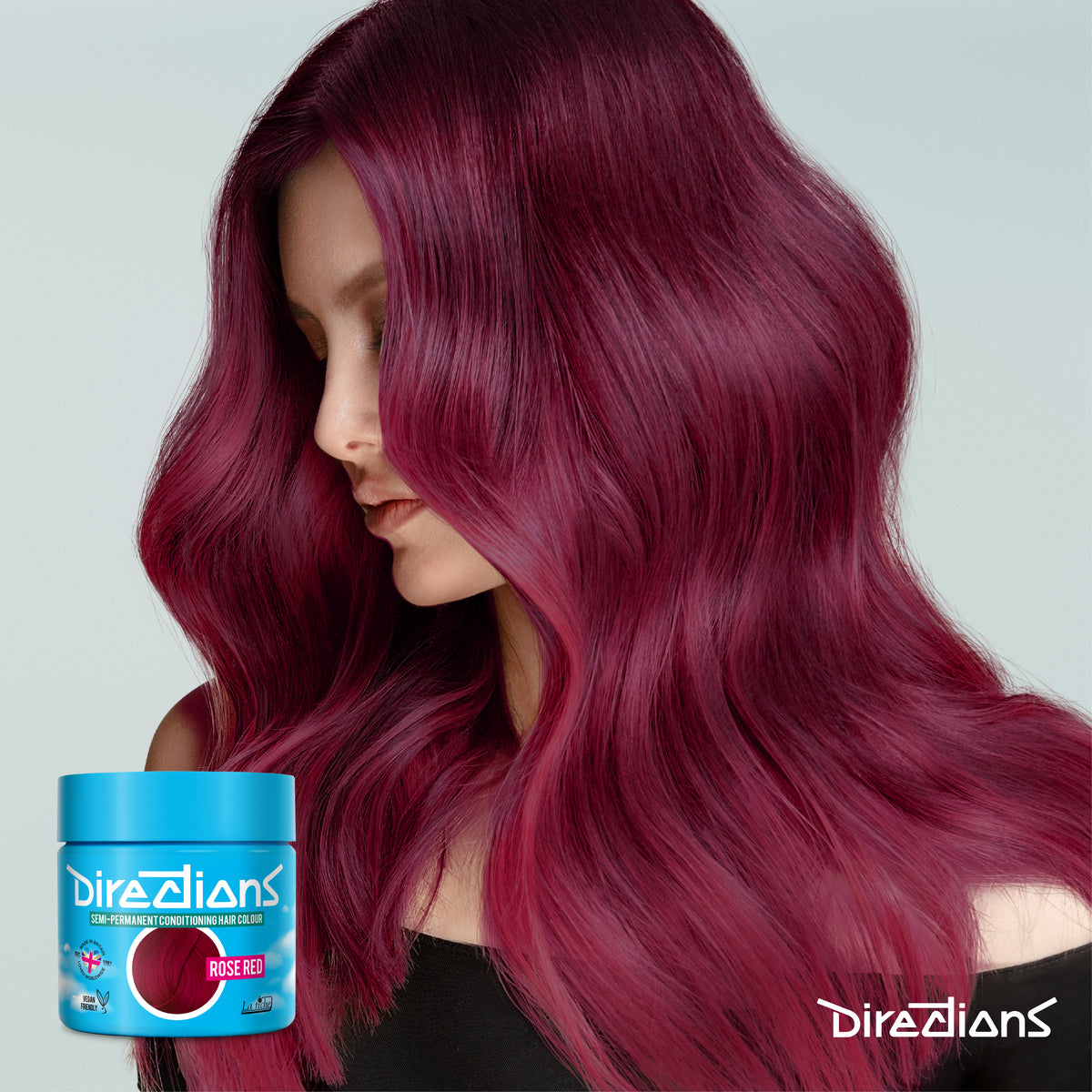 La Riche Directions Hair Dye Colour Semi Permanent - Rose Red - 88 ml / 30 oz