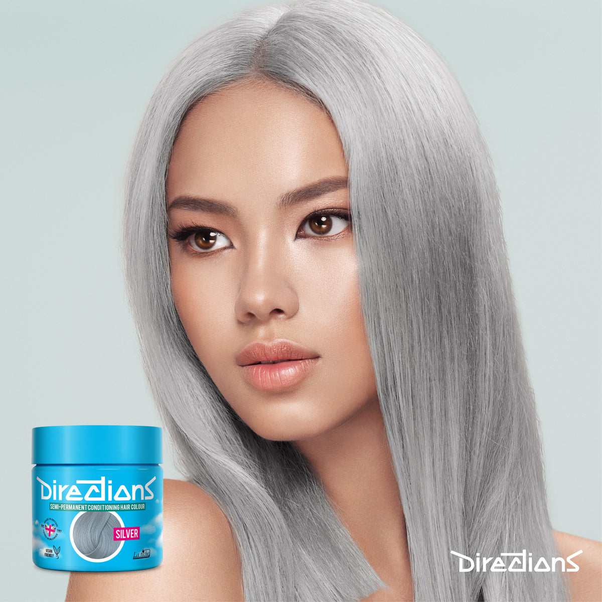 La Riche Directions Hair Dye Colour Semi Permanent - Silver - 88 ml / 30 oz